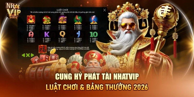 Cung Hỷ Phát Tài Nhatvip – Nổ Hũ 243 Cách Thắng, Jackpot Khủng