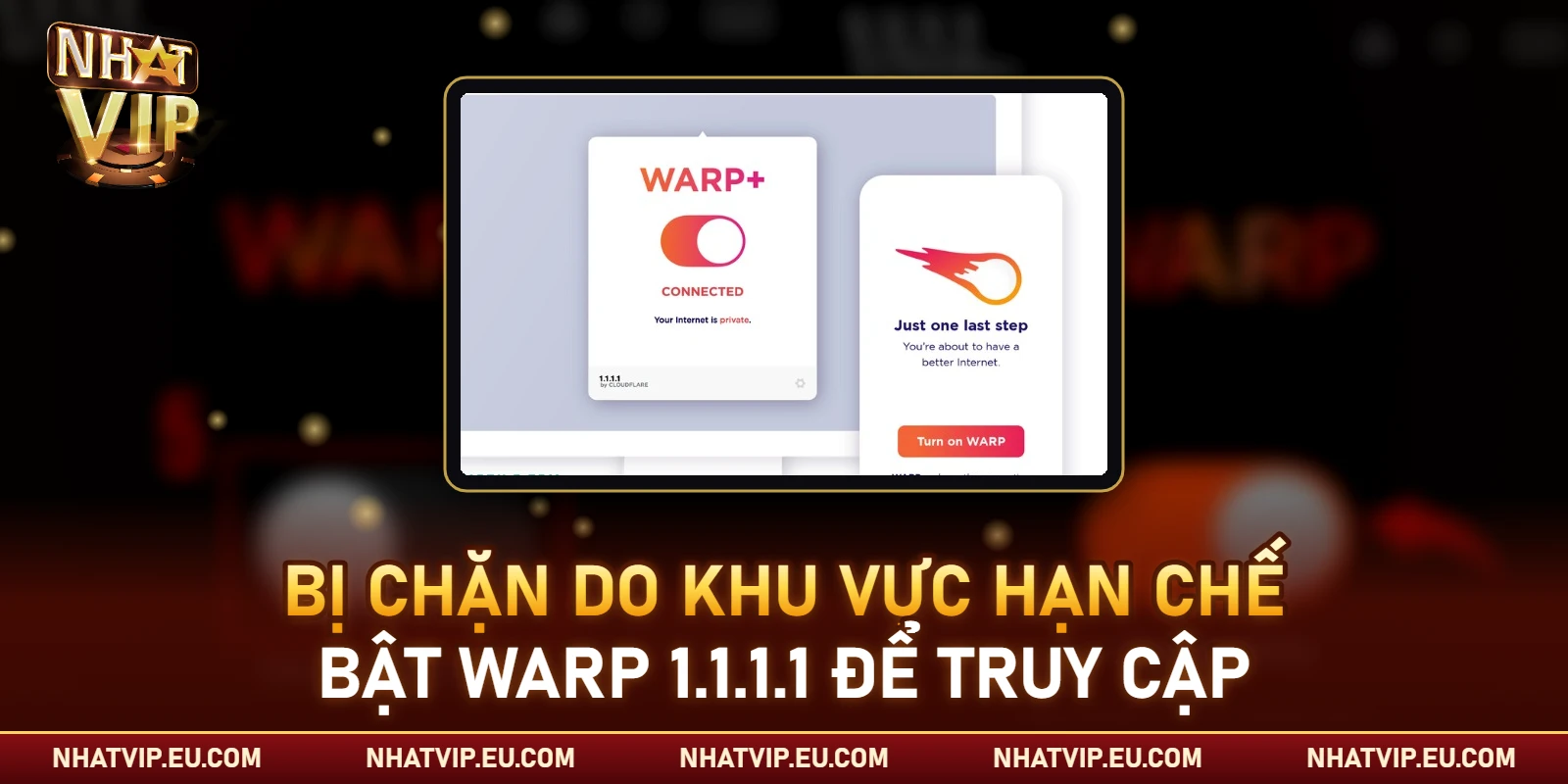 Hình ảnh minh họa lỗi không truy cập được trang web Nhatvip do bị chặn