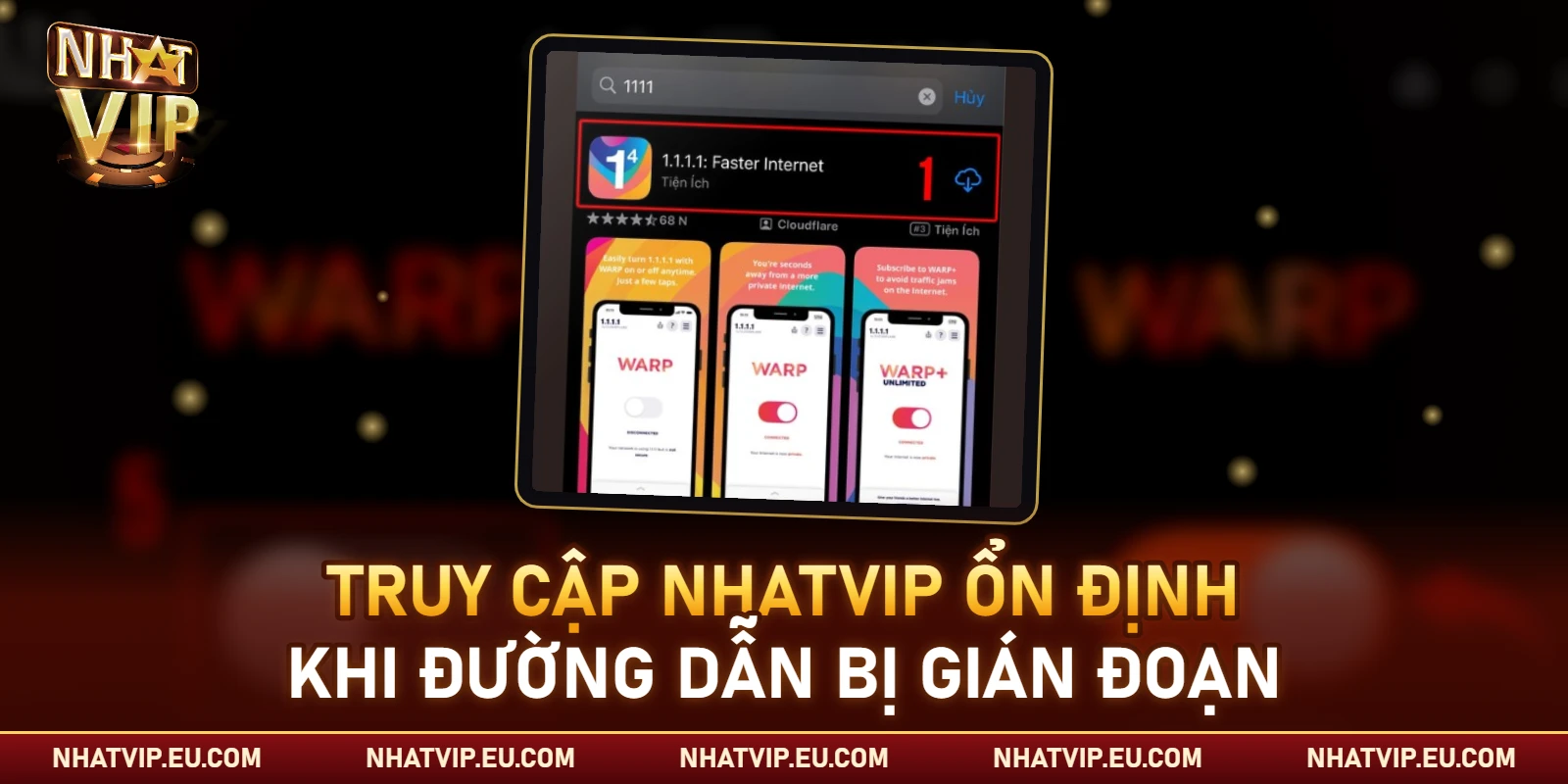 Hướng dẫn truy cập Nhatvip khi đường dẫn bị gián đoạn