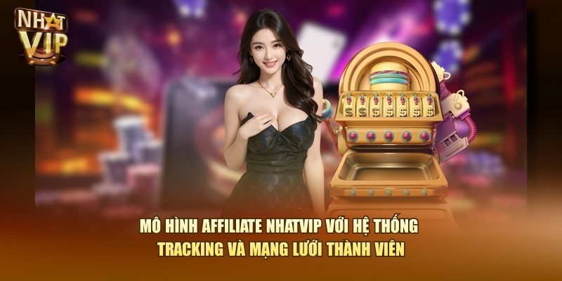 Mô hình Affiliate NHATVIP với hệ thống tracking và mạng lưới thành viên