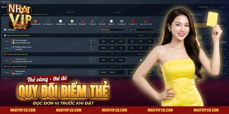 Thị trường bóng đá của nhiều giải đấu, nơi tìm kèo thẻ phạt
