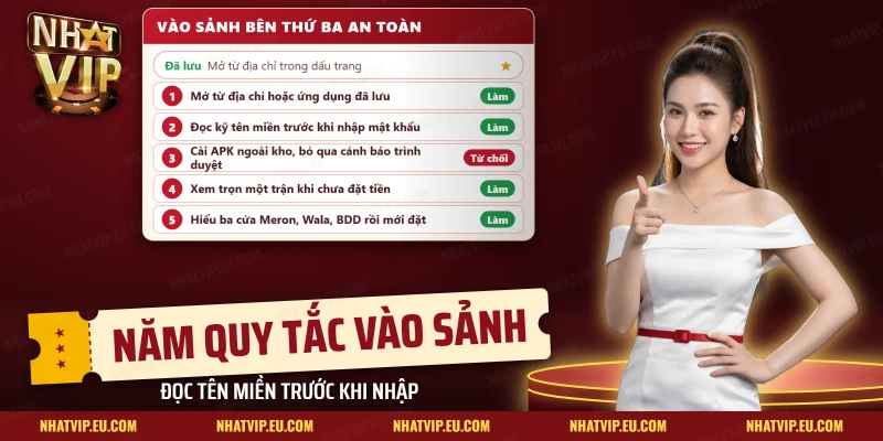 Năm quy tắc vào sảnh đá gà SV388 an toàn: dùng địa chỉ đã lưu, đọc tên miền, từ chối APK lạ