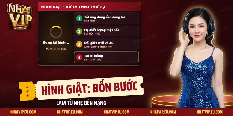 Bốn bước xử lý giật hình khi xem đá gà trực tiếp, làm từ nhẹ đến nặng